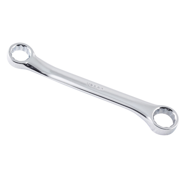 Urrea Full polished 12-pt 15° box-end wrench, 8 Mm X 10 Mm opening size 1052M